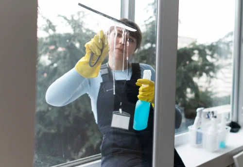 Nettoyage de vitres intérieures et extérieures à Monbéqui